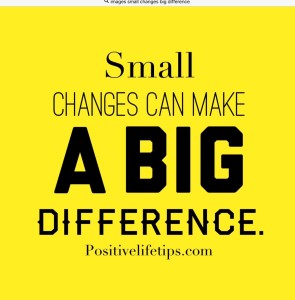 Image for small change blog
